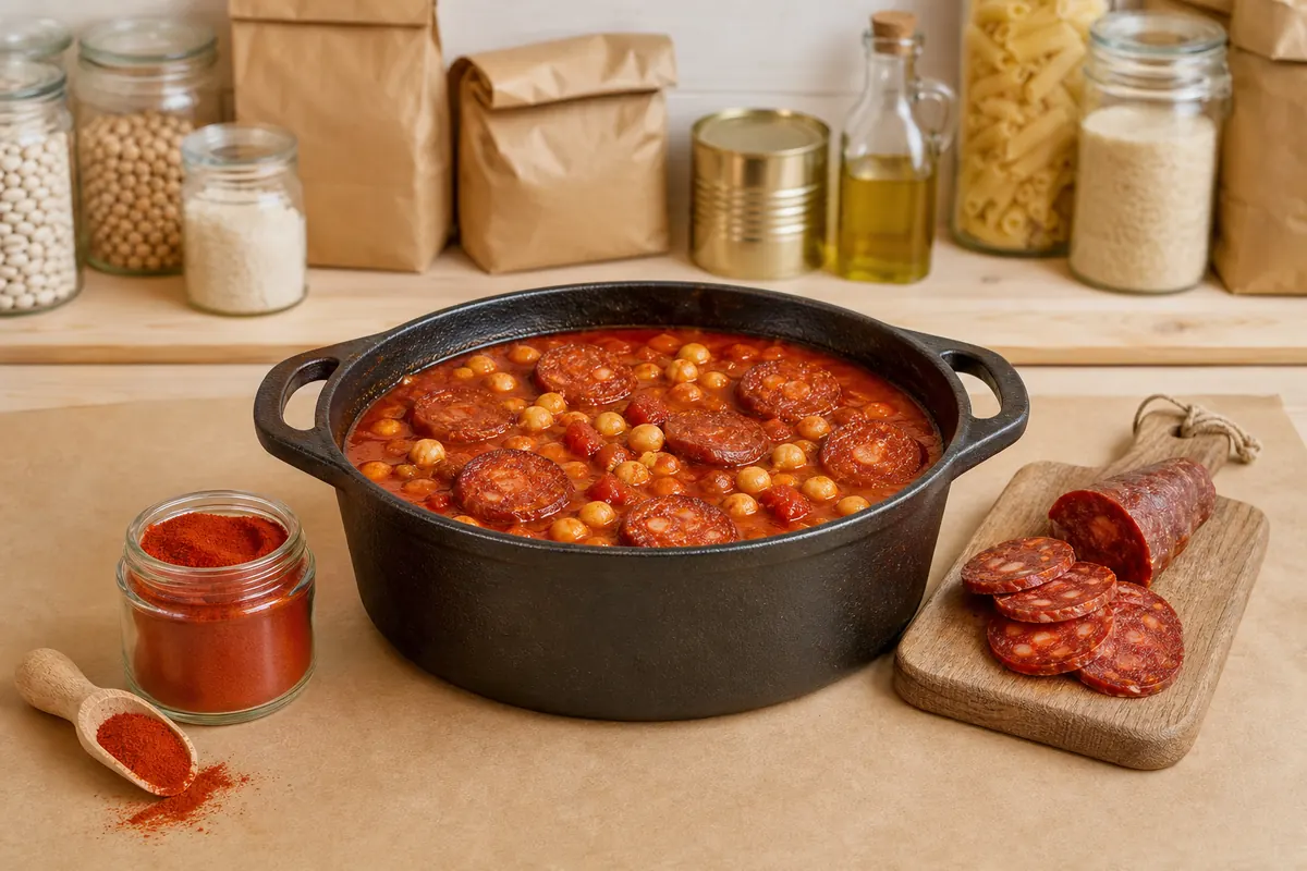Chorizo ja savupaprika: espanjalaisen keitti&ouml;n punainen lanka